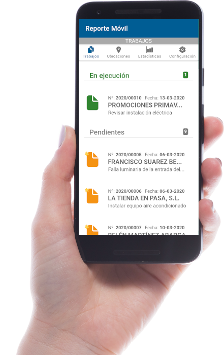 app reporte movil
