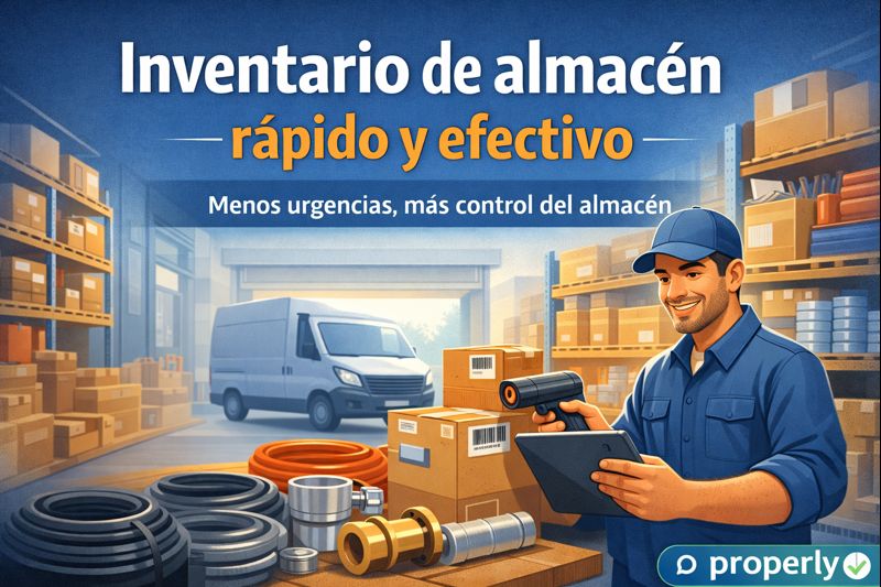 Inventario de almacén rápido y efectivo