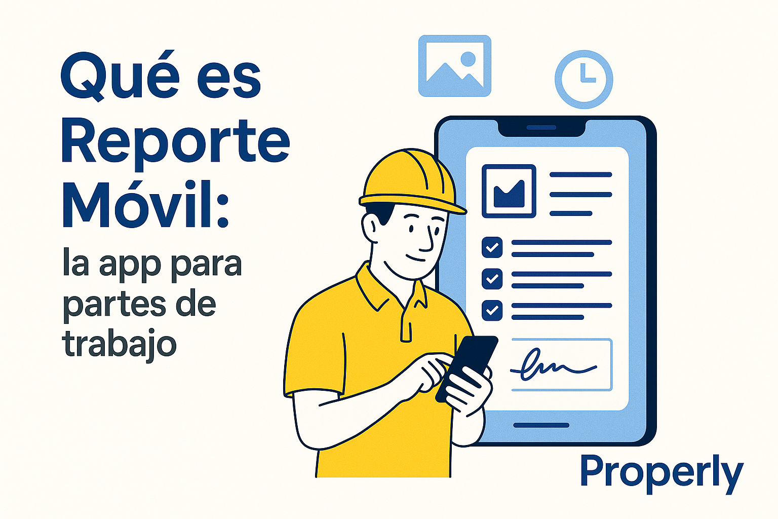 Qué es Reporte Móvil: la app para partes de trabajo de Properly