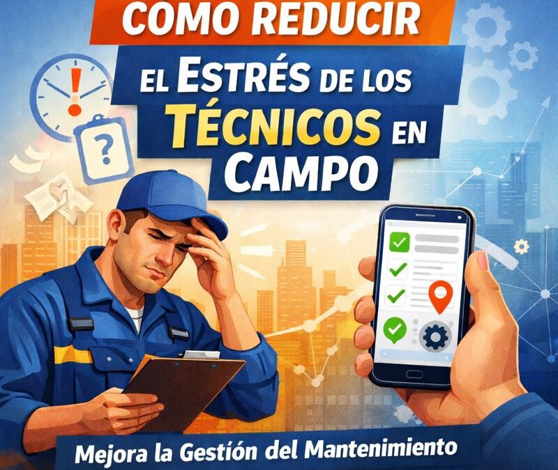 Cómo reducir el estrés de los técnicos mejorando la gestión del mantenimiento