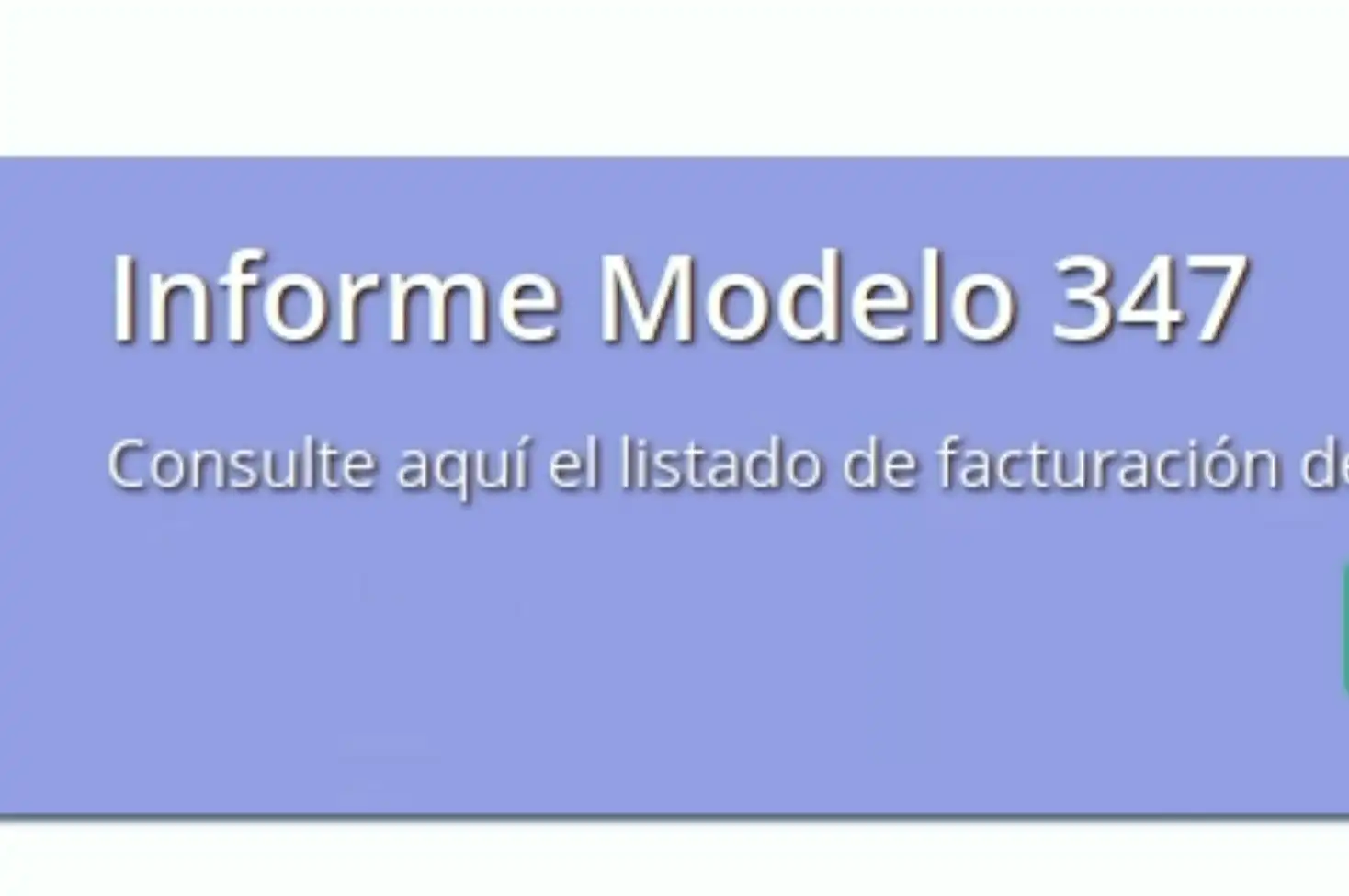 Descarga del Modelo 347 desde la Extranet de Properly por parte de un cliente